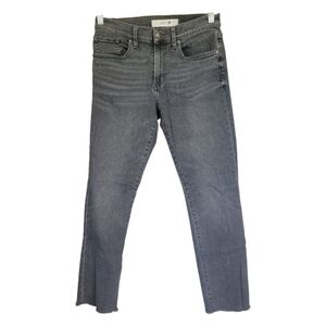 Joe’s 30 The Brixton Straight & Narrow High Rise Jeans Raw Hem Urban Streetwear